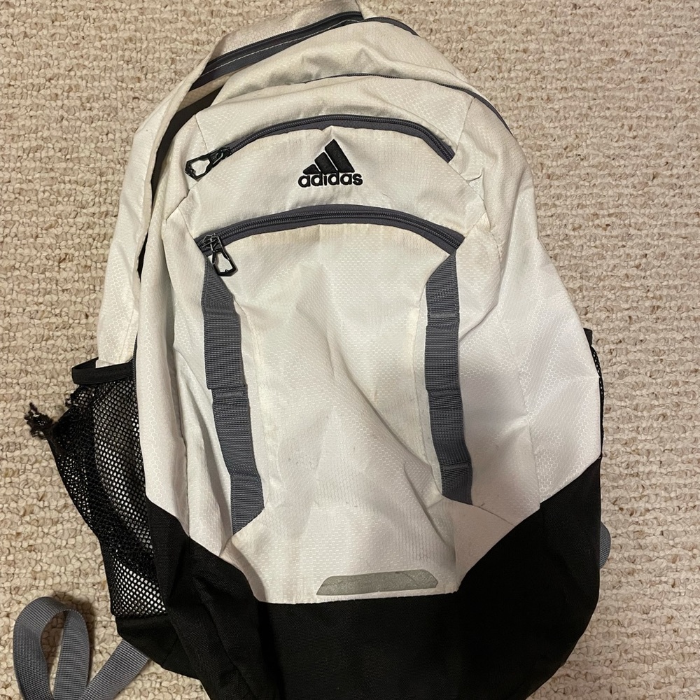 Adidas Backpack, White Gem